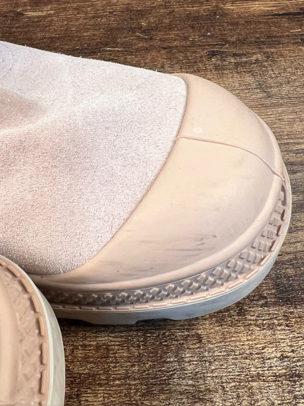Palladium Boots Pampa London Pink Suede Chunky Rubber Toe Lace Up Women's 9.5 - Picture 13 of 13